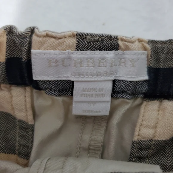 Burberry Children Boys Ricky Khaki Cotton Pants sz 3 years - Picture 6 of 8